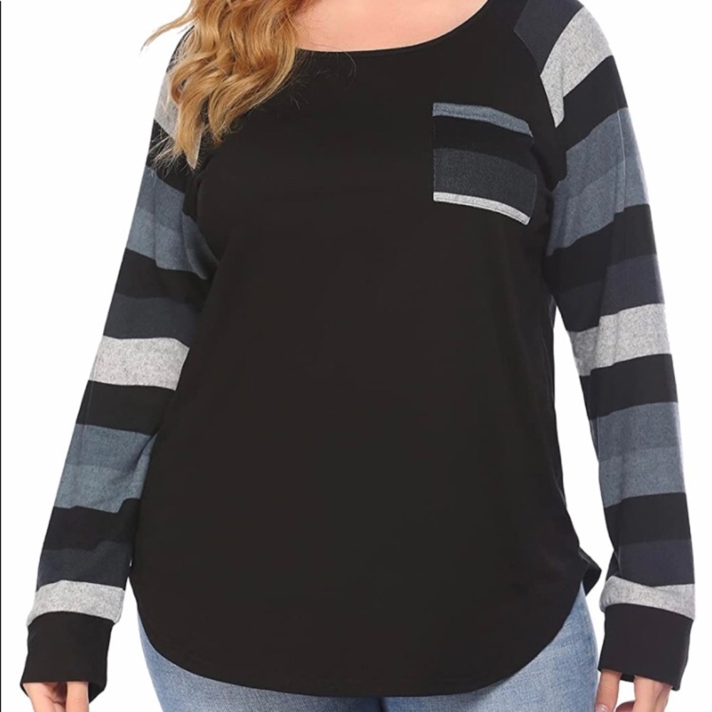 Raglan Baseball Tee- NWOT